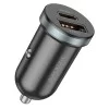 Авто зарядка Borofone BZ22 Scenery dual port PD30W+QC3.0 [Black]